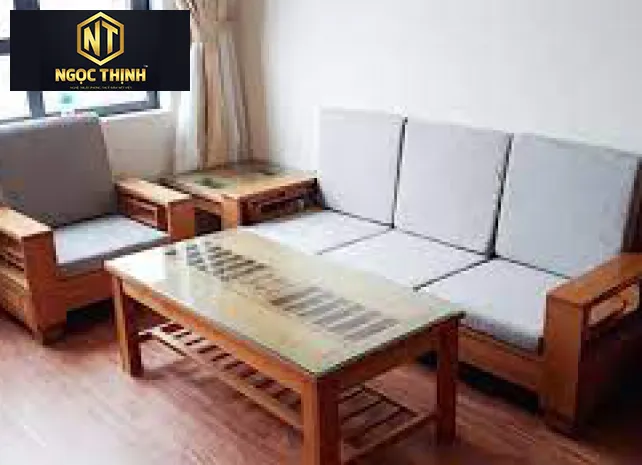 Xưởng Nội Thất Ngọc Thịnh Biên Hòa - Bộ bàn ghế sofa gỗ phòng khách nhỏ Xưởng Nội Thất Ngọc Thịnh Biên Hòa - Bộ bàn ghế sofa gỗ phòng khách nhỏ
